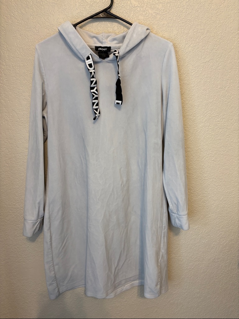 Dkny Hooded Sweatshirt Tunic